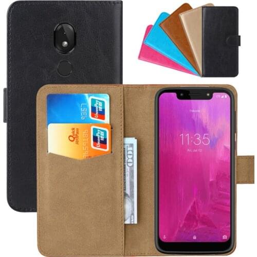 Luxury Wallet Case For T-Mobile REVVLRY PU Leather Retro Flip Cover Magnetic Fashion Cases Strap