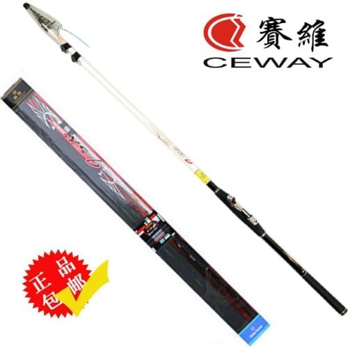 Carbon Fiber Rock Fishing Rods CEWAY YS 6 ISO Fish Rod Fishing Tackle Telescopic ISO Poles Bolognese Pole New FREE SHIPPING