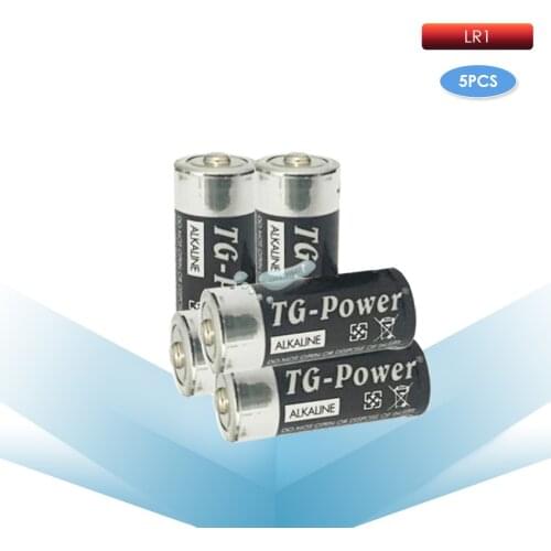 Kpay 5pcs/Lot LR1 Alkaline Batteries SIZE N E90 MN9100 910A 1.5V Single Use Dry Batteries For Sperker Bluetooth Players