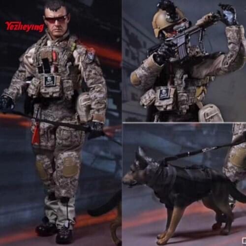 PLAYHOUSE PH Specia Force wholesale 1/6TH Scale U.S. NAVY Seal Team Six with K9 Dog F 12 inch Collectible Military Action Figure
