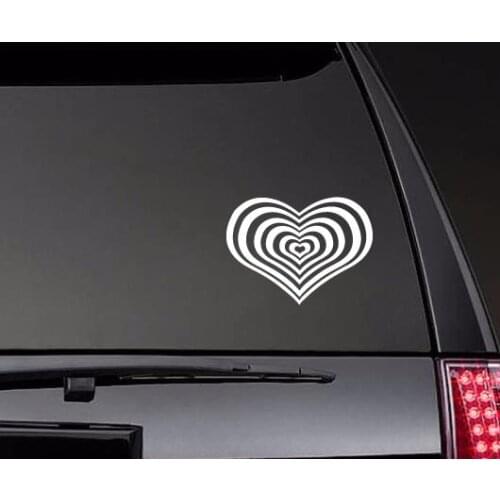 Heart Vortex Car Body Stickers Vinyl Stickers Art Car Decor Waterproof Unique ZP0353