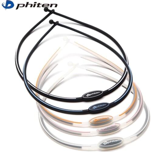 MADE IN JAPAN Phiten Titanium Silicone Necklaces aqua-titanium reduce fatique alleviate muscle strain tension athletes