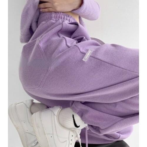 Womens Pants Loose Spring and Summer Straight Wide-leg Pants 2021 Ins Casual Pants Plus Size Streetwear Women