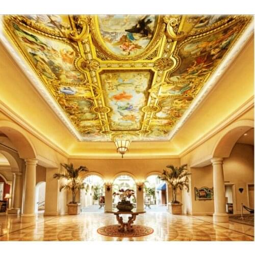 3d wallpaper custom mural European-style luxury Eden ceiling mural painting photo wallpaper for walls 3 d living room home decor