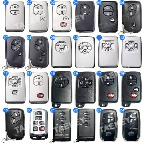 Car Keyless Smart Remote Key for Toyota Camry Aygo RAV4 Prado CHR Corolla Highlander Land Cruiser Avalon Fortuner HILUX Car Key