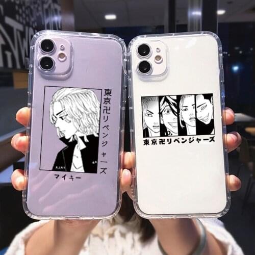 Anime Tokyo Revengers Phone Case for Iphone 11 12 Pro Max Mini XS 8 7 6 6S Plus X SE 2020 XR Soft TPU Silcone Shock[proof Cover