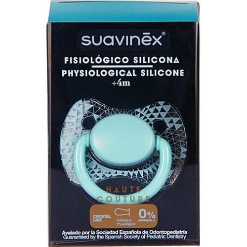 CHUPETE SILICONA T SUAVINEX PREMIUM FISIOLOGICO +4 M
