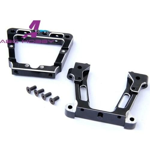 HPI RACING/KM HPI 5B 5T 5SC LOSI TDBX FS racing 1/5 scale gas rc CNC alloy black+ white rear chassis kits
