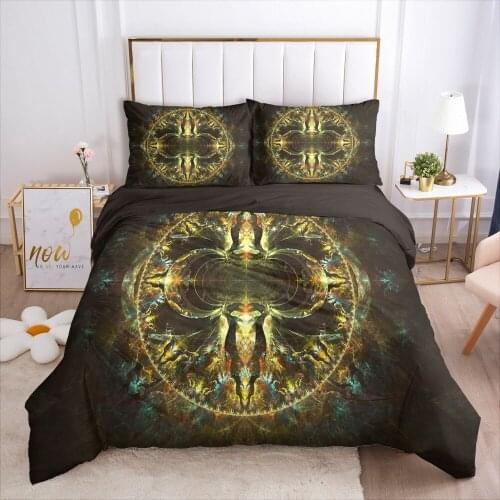 3D Bedding set Duvet cover set Quilt covers Comforter case Pillowcase King Queen Full Twin Size Magic Bed Linen Home Textile
