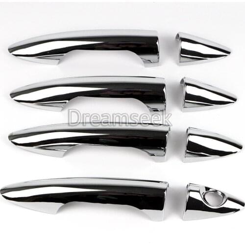 Door Handle Cover For Hyundai Accent 2012-2017 Solaris 2010-2016 / Dodge Attitude 2010-2016 ABS Chrome Molding Bezel