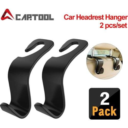 Multi-functional Auto Car Seat Headrest Hanger Bag Hook Holder For Bag Purse Cloth Grocery Storage car Interior Accessories