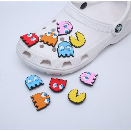 Novelty Sale 5pcs PVC Game Shoe Charms Shoe Accessories Shoe Decoration for Croc JIBZ/ Wristbands Kids Party Xmas Hot Sale