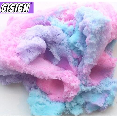 50g Unicorn Slime Fluffy Cloud Polymer Clay Charms Slime Supplies Foam Putty Playdough Magic Plasticine Toys For Children