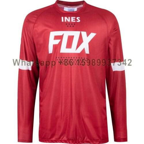 Long-sleeved cycling wear mountain bike wear sportswear summer breathable cycling jersey 2021