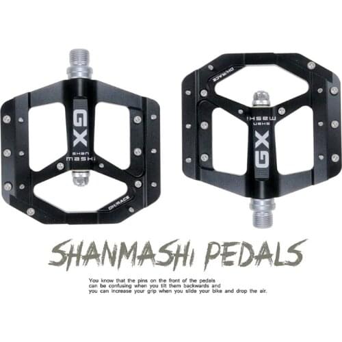 1 Pair Road Mountain Bike Non-slip Flat Pedals Aluminum Alloy 3 Sealed Bearings Pedals MTB Bicycle Cycling Accessories