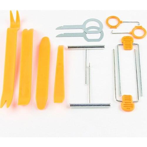12pcs Car Radio Door Clamp Panel Removal Tool Kit For Mercedes-Benz all class A B C E S G M ML CL CLK CLS GL GLK SLK SLS-Series