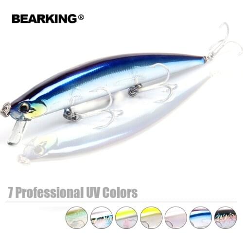 5pcs/lot 2017 Bearking professional action fishing lures 140mm/18g,depth 2m,each lot 5pcs different colors Artifical Hard Baits