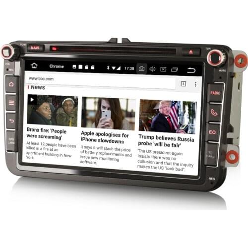 8" Android 10.0 OS Car DVD Multimedia GPS Radio System Player for Skoda Patrick 2004-2008 & Praktik 2007-2011 & Rapid 2012-2013