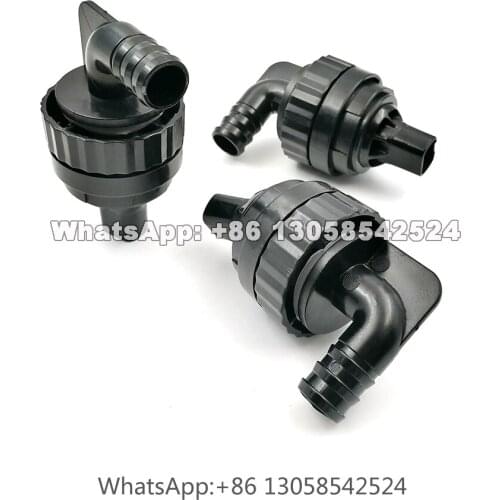 Anti-corrosion Back Filter Aquarium Outlet Connector Fish Tank Bulkhead Fixed Joint 360 Degree Wave Making Outlet Duck Nozzle