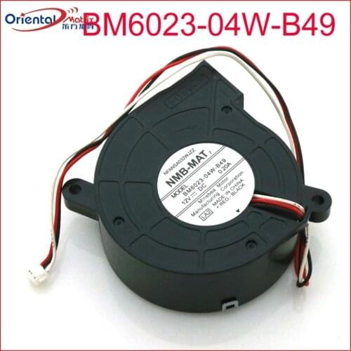 Free Shipping NMB-MAT7 BM6023-04W-B49 12V 0.2A 6023 Blower Cooling Inverter Fan 3Wire 4Pin