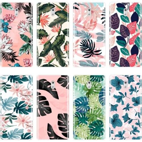Leaves Flower Phone Case For Nokia X6 7 Plus Nokia6 Nokia5 Nokia3 Nokia2 Silicone Soft Back Cover For Nokia 8 6 5 3 2 1 Case