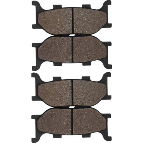 Cyleto Motorcycle Front Brake Pads for Yamaha XVS 1100 XVS1100 V-Star Custom / Classic / Silverado 99-07 FZ6 FZ 6 Fazer 04-07