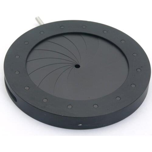 1.5-37mm Aperture Variable Optical Iris Diaphragm Camera Laser Condenser Microscope Accessory 14 Blades