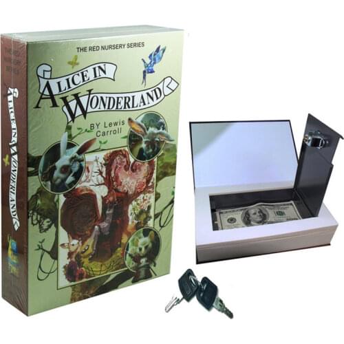 Home Book Safe Key Lock Type High Quality Secret Book Hidden Safe Safe Metal Steel Simulation Classic Books Big Piggy Bank