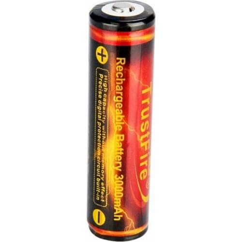 2Pcs Button Top 18650 3000mAh Li-ion 3.7V Rechargeable Lithium Battery for LED Flashlights Speaker DIY Power Bank Fan