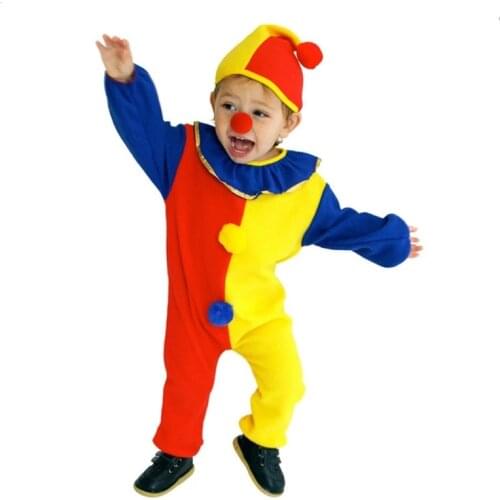 Clown Circus Cosplay Costumes Halloween Children Kids Boys Girls Baby Birthday Carnival Party Dress Christmas costumes