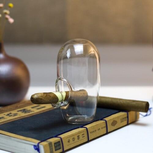 Creative Ashtray Glass Personality Trend Living Room Cigar Ashtrays Decoration Birthday Gift Anti-fly Ashtray