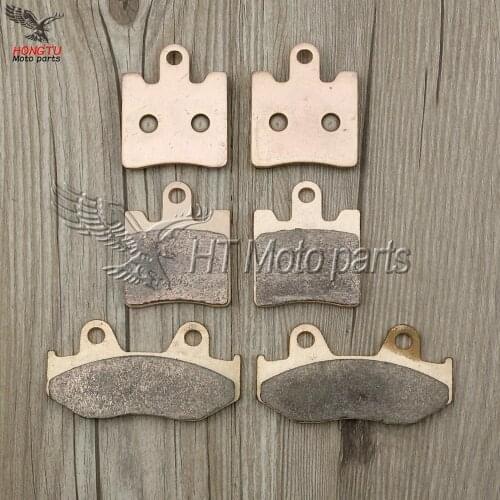 Motorcycle metal sintering Front Rear brake pads For Suzuki AN 250 K1/K2 Burgman AN 400 K1-K6 Burgman/Skywave AN250 AN400