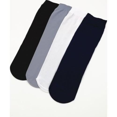 Monachsymiao Mens White Socks