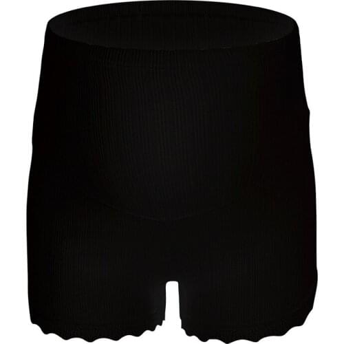 Pregnant womens underwear cotton high waist thread Boxer safety pants early middle and late pregnancy bottoming boxer pants