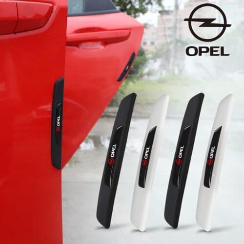 Car Door Rubber Protection Strip Anti Collision Stickers Accessories For Opel Corsa Astra Insignia Vectra Zafira Meriva Mokka