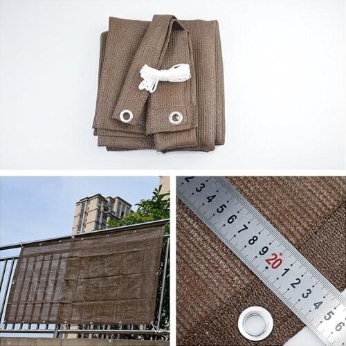 0.6x1-3x4m HDPE Anti-UV Sunshade Net Home Courtyard Balcony Fence Safety Net Plant Cover Sunscreen Sunblock Shading Cloth