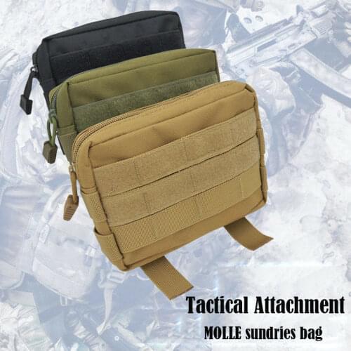Tactical Molle Pouch EDC Multi-purpose Belt Waist Pack Bag Sport Outdoor Waist Bag Utility Phone Pocket