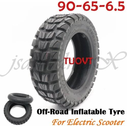 TUOVT Vacuum Tubeless Tyre for Electric Scooter Dualtron 11 Inch 90 / 65-6.5 Widened Wear-resisting Tire Parts