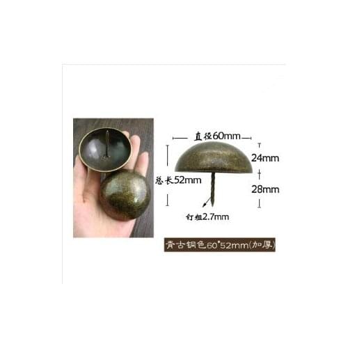 Upholstery Nail Tachas Jewelry Gift Case Box Sofa Furniture Decorative Tacks Stud Pushpin Hardware 60mm*52mm