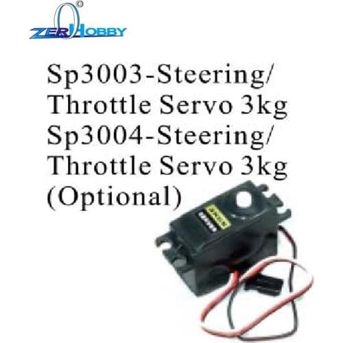 RC CAR SPARE PARTS 3KGS WATERPROOF STEERING AND THROTTLE SERVO FOR HSP 1/10 ON ROAD CAR 94177 (part no. SP3003, SP3004)