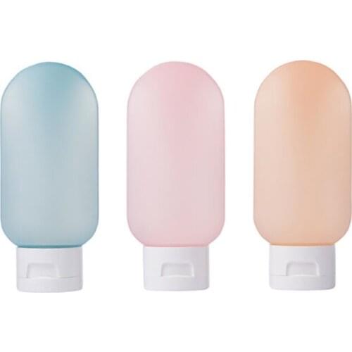 Youpin Jordan&Judy 3 Pcs 60ml Silicone Disinfectant Bottle Travel Hand Soap Shampoo Shower Gel Squeeze Bottles Cleaning Supplies