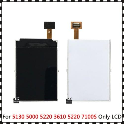 For Nokia 5130 5000 5220 3610 5220 7100S 7210C 2700 2730 C2-01 Lcd Display Screen + Tracking code