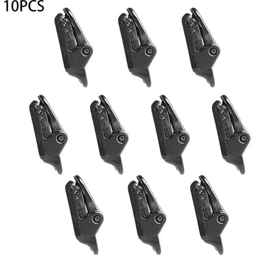 10PCS/pack Tent Clips Camp Tent Tarp Clips Outdoor Camping Canopy Kit Awning Set Canvas Tighten Tool Snap Rope Appropriate