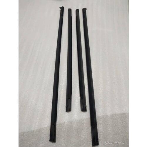 4pcs Car Weatherstrips Window Moulding Trim Seal Belt For Ford fiesta 2009-2018