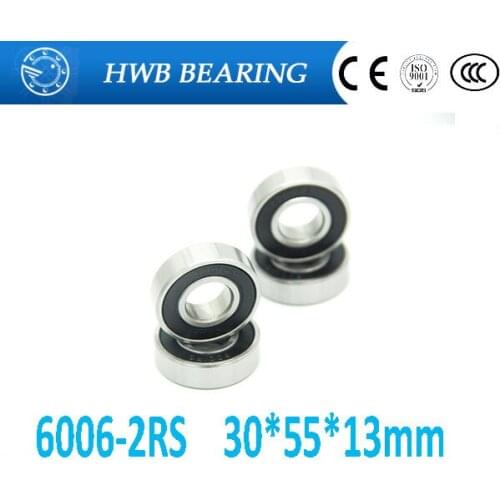 6006RS 6006 6006-2RS deep groove ball bearing 30x55x13mm
