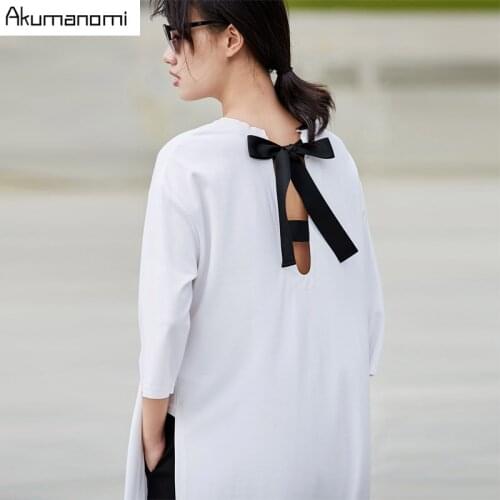 Женские базовые футболки AKUMANOMI China At AliExpress