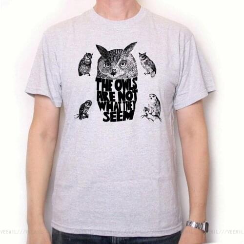 The Owls Are Not What They Seem T-Shirt Inspired By Twin Peaks More In Store Cotton Harajuku Funny Tee Shirt
