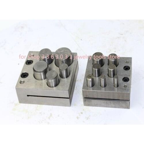 Jewelry Making Metal Cutting Forming Pendant Charm Coin Disc Punch Tool 5 or 7 holes