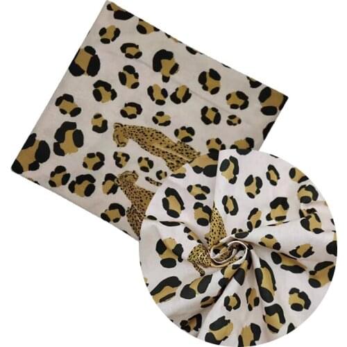 Beautiful Digital Printing 100% Cotton Fabric Sexy Leopard Print Pattern Sewing Material Children Fabric Diy Shirt Clothing