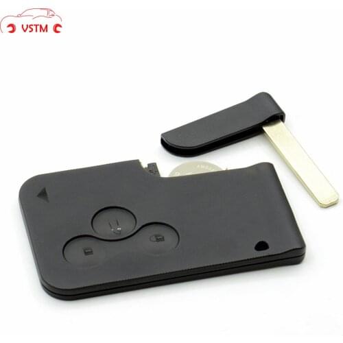 New Arrival Re-Nault Me-Gane Sc-EnicII Clio ETC RF Type 3 Button Remote Alarm Key FOB Card